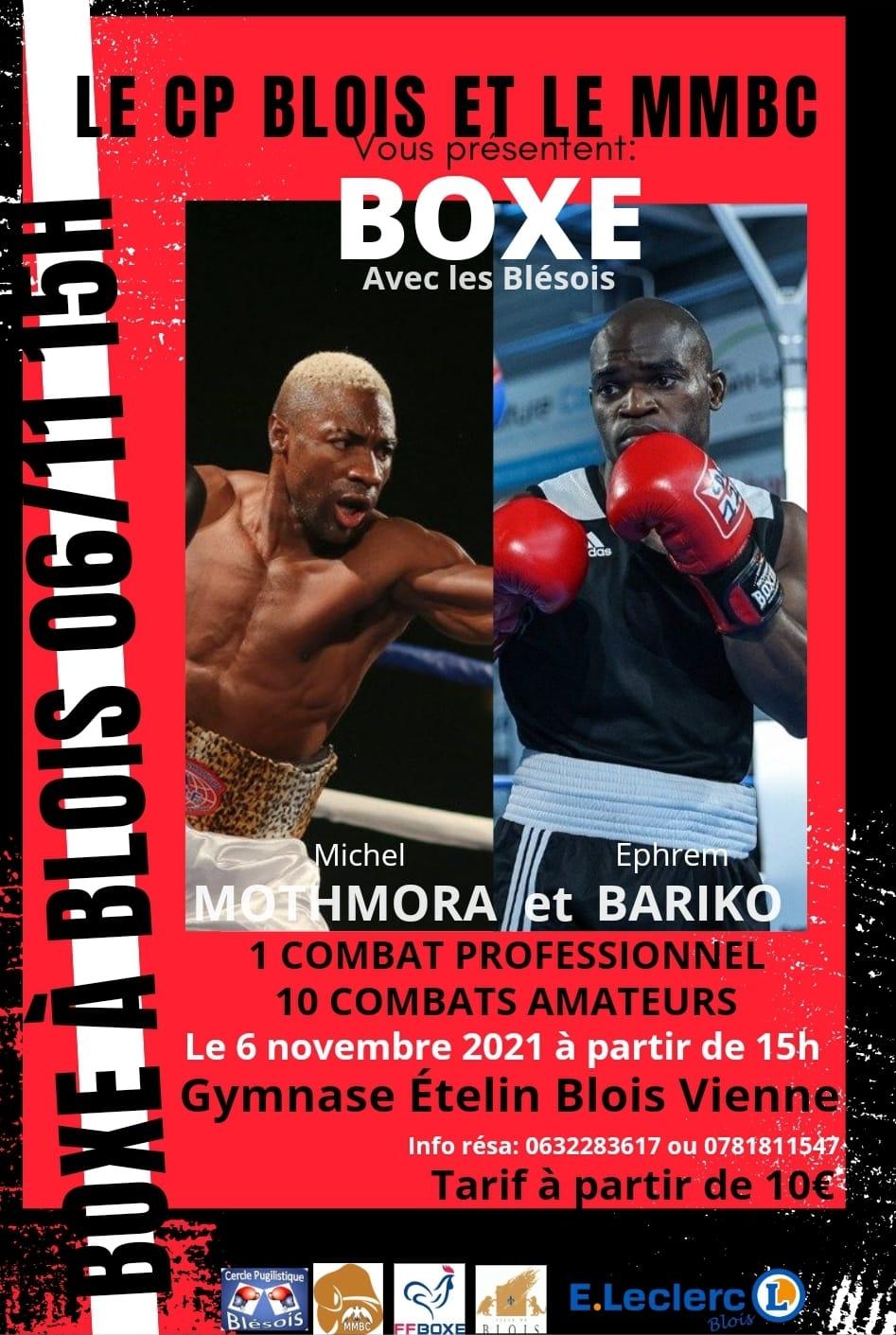 Gala de boxe blois 6 nov21